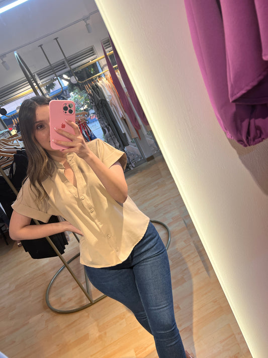 BLUSA MAY BEIGE